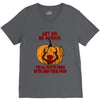 Let Go Afraid (f141) V-Neck Tee