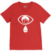 m83 midnight city eye design V-Neck Tee