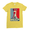 beaker meep poster, ideal birthday gift or present Ladies Fitted T-Shirt