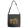 camp fire swamp Adjustable Strap Totes