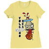 volcano head Ladies Fitted T-Shirt