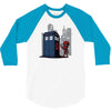 defacing the phonebox hoody 3/4 Sleeve Shirt