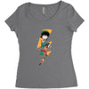Izuku Midoriya Women's Triblend Scoop T-shirt