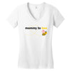 Mommy to Bee Baby Girl Women's V-Neck T-Shirt