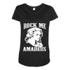 mozart tribut Maternity Scoop Neck T-shirt