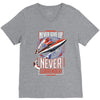 never surrender V-Neck Tee