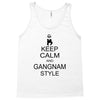 keep calm and gangnam style black t shirt Tank Top