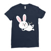 gym rabbit Ladies Fitted T-Shirt