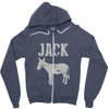 jack ass Zipper Hoodie