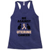 Me Against Uterine Cancer Racerback Tank