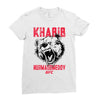 khabib nurmagomedov bear strong Ladies Fitted T-Shirt