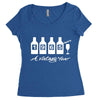 bottles 1965   mens funny Women's Triblend Scoop T-shirt