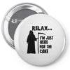 i'm just here for the cake Pin-back button