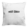 west coast Throw Pillow
