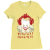 we all float down here Ladies Fitted T-Shirt