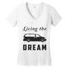 living the minivan dream Women's V-Neck T-Shirt