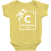 christmas periodic table of elements Baby Onesie