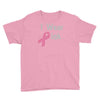 junior's breast cancer awareness i wear pink Youth Tee