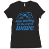 stop waiting Ladies Fitted T-Shirt