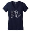 if you're happy clap your hands Women's V-Neck T-Shirt