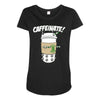 caffeinate! Maternity Scoop Neck T-shirt