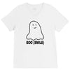 boo smile V-Neck Tee