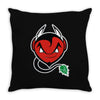 the devil made me brew it Throw Pillow