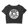 death before decaf coffee Crop Top