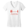 for a moment there you bored me to death Women's V-Neck T-Shirt