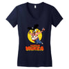 captain murica Women's V-Neck T-Shirt