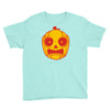 frightened jack o lantern Youth Tee
