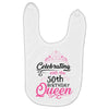 celebrating with the 70th birthday king t shirts Baby Bibs