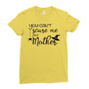 you can't scare me i'm a mother Ladies Fitted T-Shirt