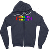 unicorns,i want to believe,fantasy,mythical,unicorns Zipper Hoodie