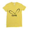 cute Ladies Fitted T-Shirt