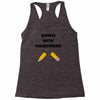 down with homework Racerback Tank