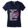 calvin Women's V-Neck T-Shirt