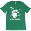 drummer drum kit indie rock music T-Shirt