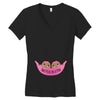 Two Peas In a Pod Twin Chocolate Baby Girls Women's V-Neck T-Shirt