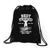 Best Friend Chihuahua Drawstring Bags