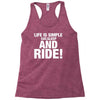Eat Sleep Ride Racerback Tank