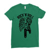 rock and roll Ladies Fitted T-Shirt