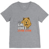 This Girl Loves Her Chow Chow V-Neck Tee