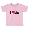 i love jet ski racing Toddler T-shirt