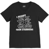 i accept high fives from strangers V-Neck Tee