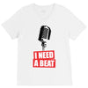 i need a beat V-Neck Tee