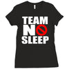 team no sleep Ladies Fitted T-Shirt