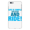 Eat Sleep Ride iPhone 6/6s Plus  Shell Case
