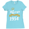 kings are born in 1954 Ladies Fitted T-Shirt