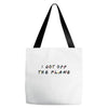 i got off the plane Tote Bags